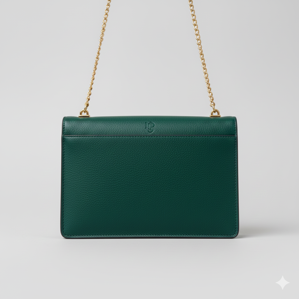 Luna Eclipse: Quilted Vegan Leather Wristlet - Image 3